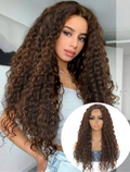 22-Inch Kinky Curly Synthetic Lace Front Wig