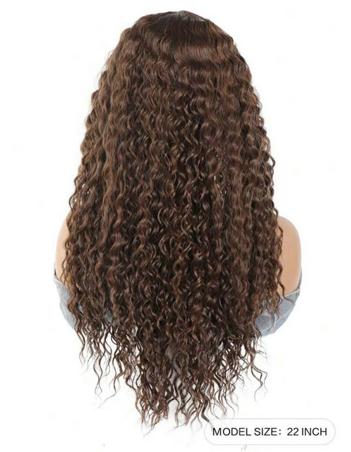 22-Inch Kinky Curly Synthetic Lace Front Wig
