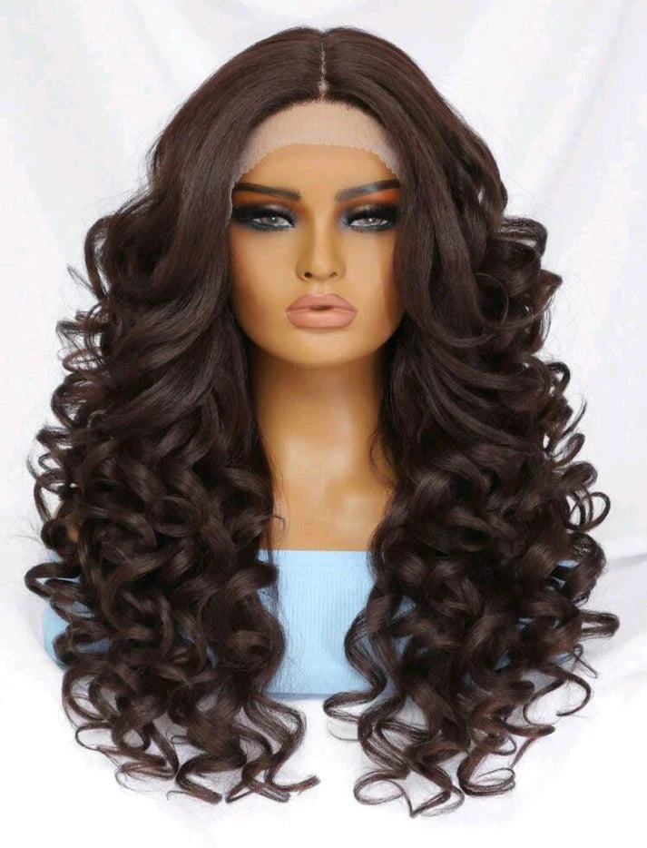 5*5 glueless curly wig human hair
