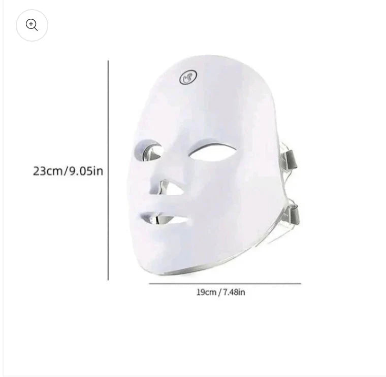 7-Color LED Face Mask – At-Home Glow & Skincare Device