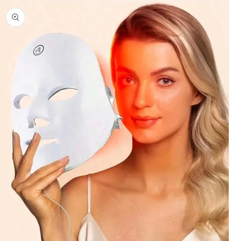 7-Color LED Face Mask – At-Home Glow & Skincare Device
