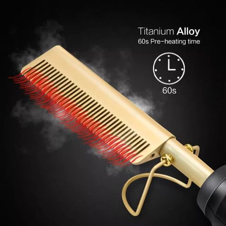 Straightening Hot Comb for Hair and Wigs