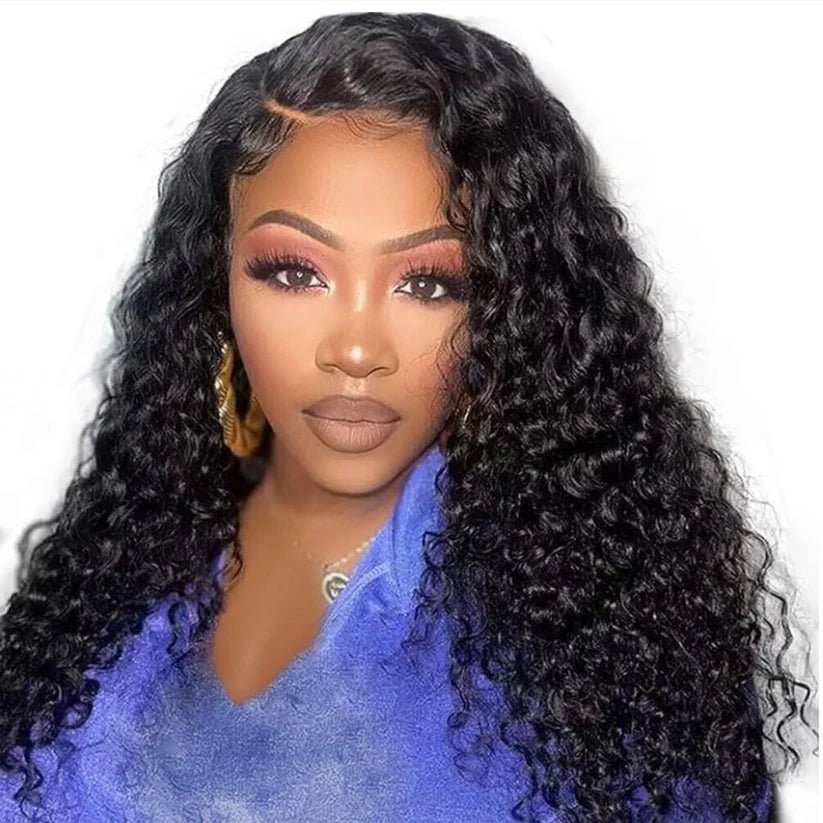 Water Wave Glueless Wig-13x4 Full Frontal Lace Wig